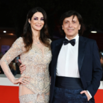 Roma. Anton Giulio Grande veste Manuela Arcuri al Festival del Cinema di Roma