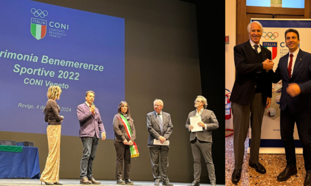 Rovigo. Corazzari alla Consegna delle Benemerenze Coni 2022