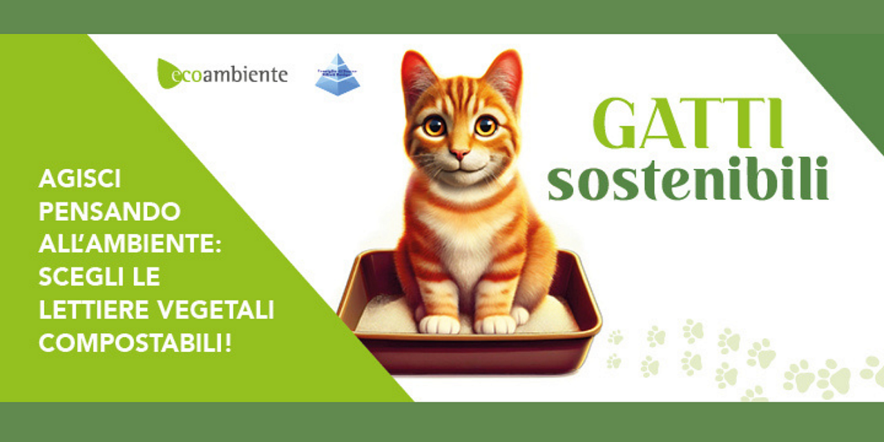 Ecoambiente e il progetto di comunicazione ambientale “Gatti sostenibili – Impronte ecologiche leggere”