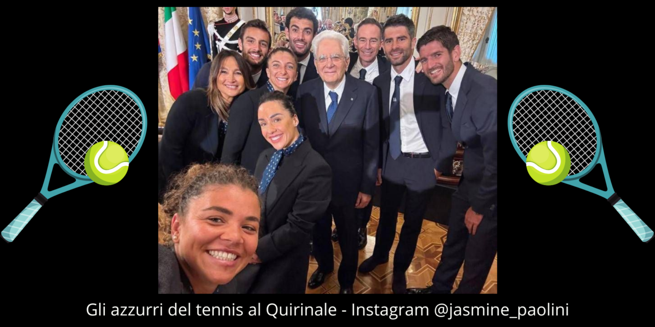 Roma. Il Presidente della Repubblica ha accolto al Quirinale i tennisti italiani