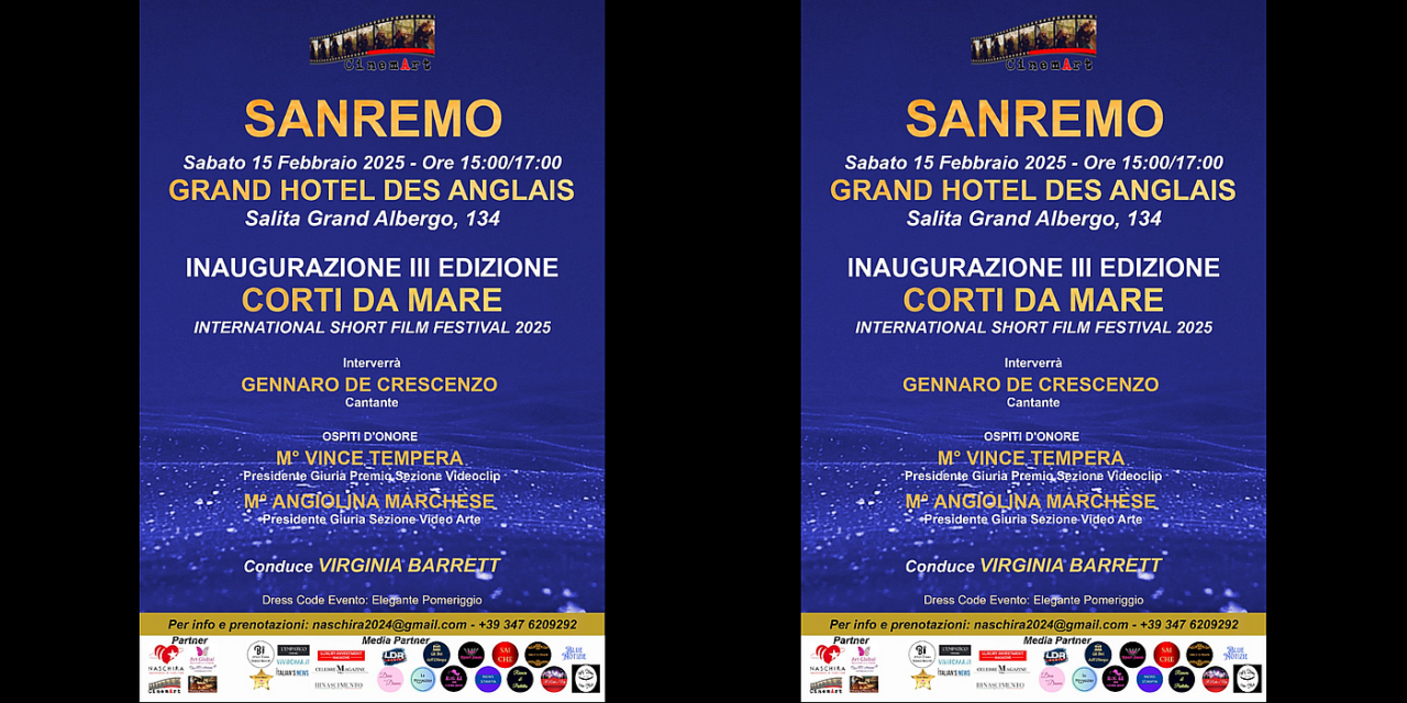 Sanremo, inaugurazione Corti da Mare in concomitanza del Festival della canzone italiana